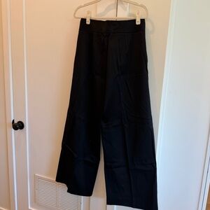 Brandon Maxwell Black Wide Leg Pants